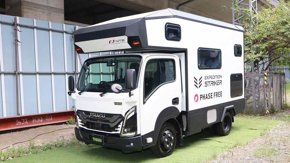 備えない防災という新感覚キャンピングカー】日本特種ボディーの新作