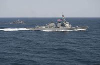 米国防省､ミサイル駆逐艦を中国"領海"へ