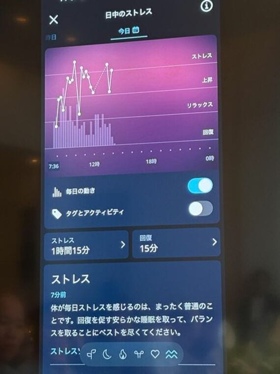 アプリの画面