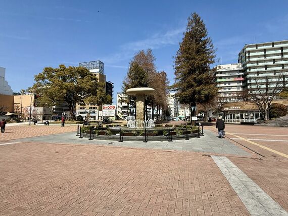 駅前の広場