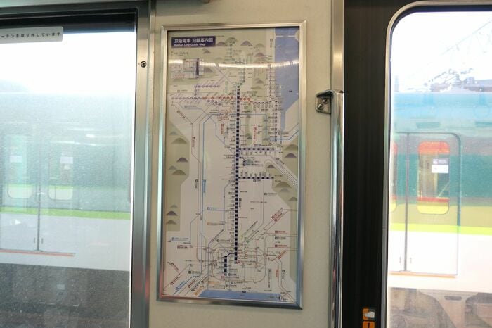縦長の路線図