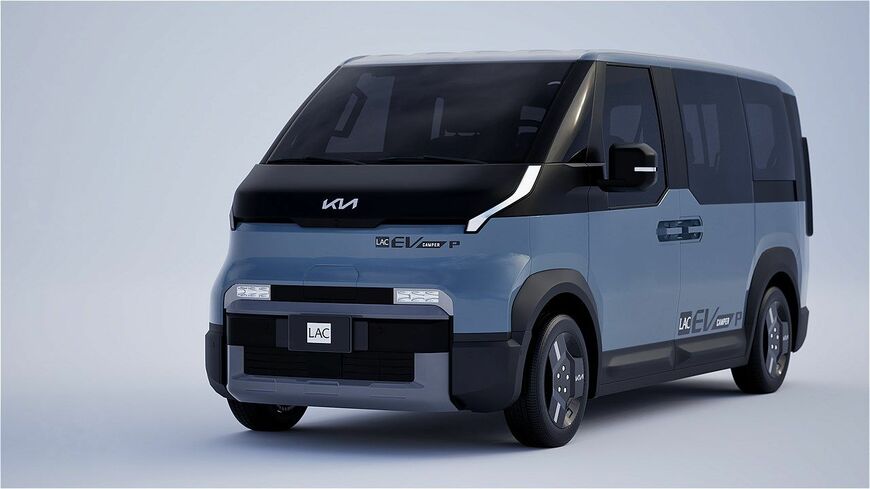 LACホールディングスのBEVキャンピングカー「LAC EVキャンパーP」（写真：LACホールディングス）