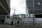 交野線の高架下付近から見た第3工区