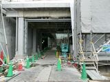 工事中の下北沢駅＝2016年6月（記者撮影）