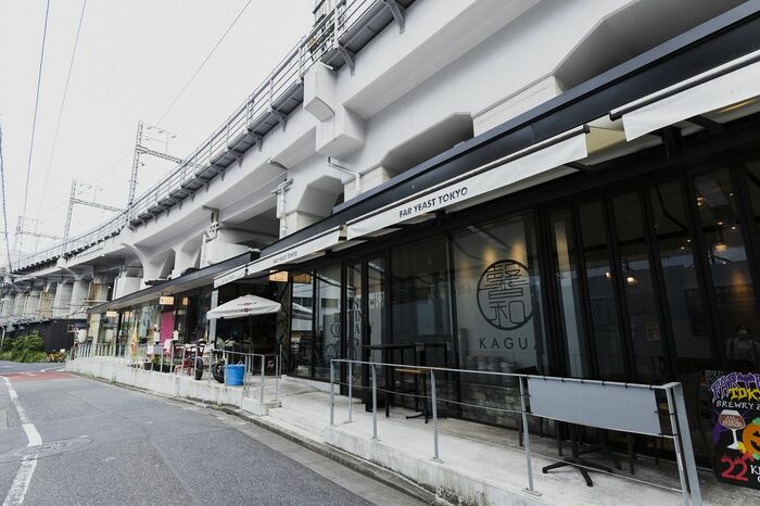 五反田―大崎広小路間のガード下には