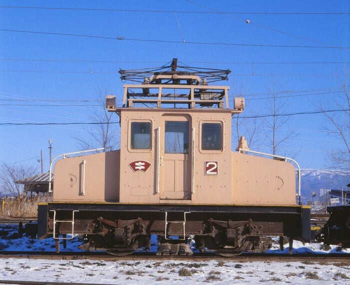 北海道・日本セメント上磯工場専用線の2号機