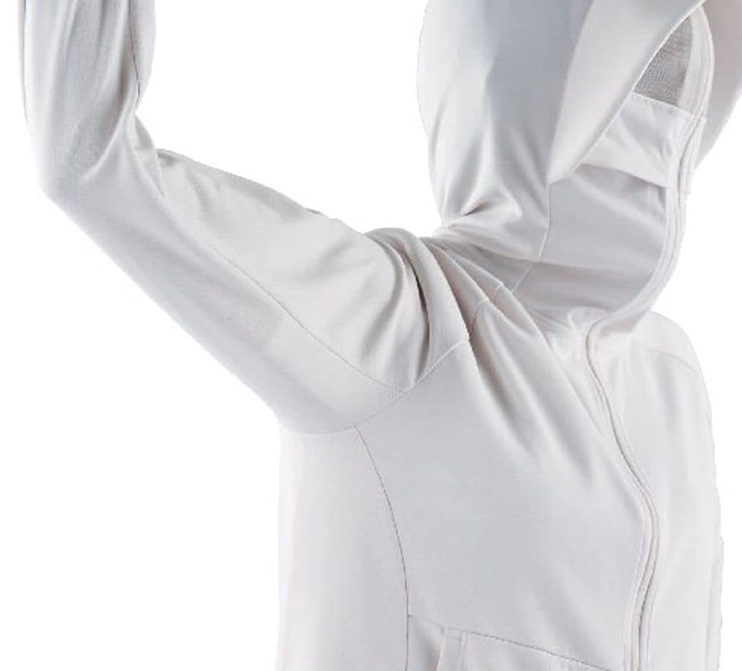 腕を上げたところ