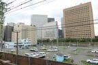 引き上げ線から見たアリーナ建設予定地