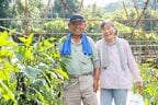 高梁で農業を営む笹田さんご夫婦。2人で丹精込めて育て