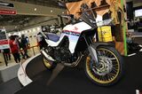 XL750トランザルプの展示車両（筆者撮影）