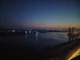 夕方の北朝鮮（筆者撮影）