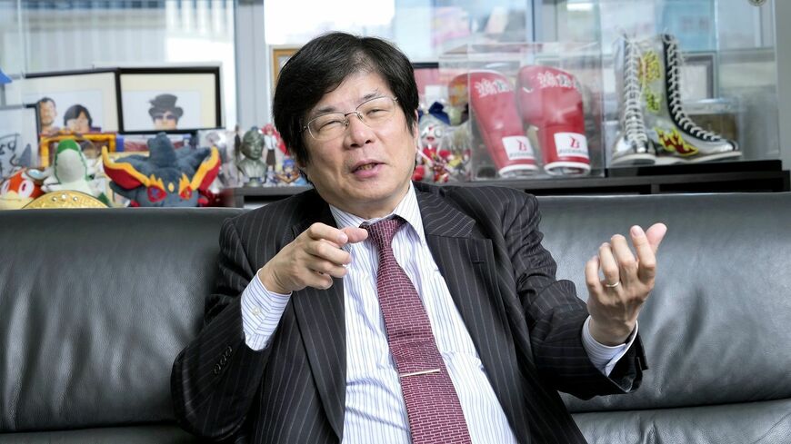 ブシロード社長兼会長の木谷高明氏（撮影：梅谷秀司）