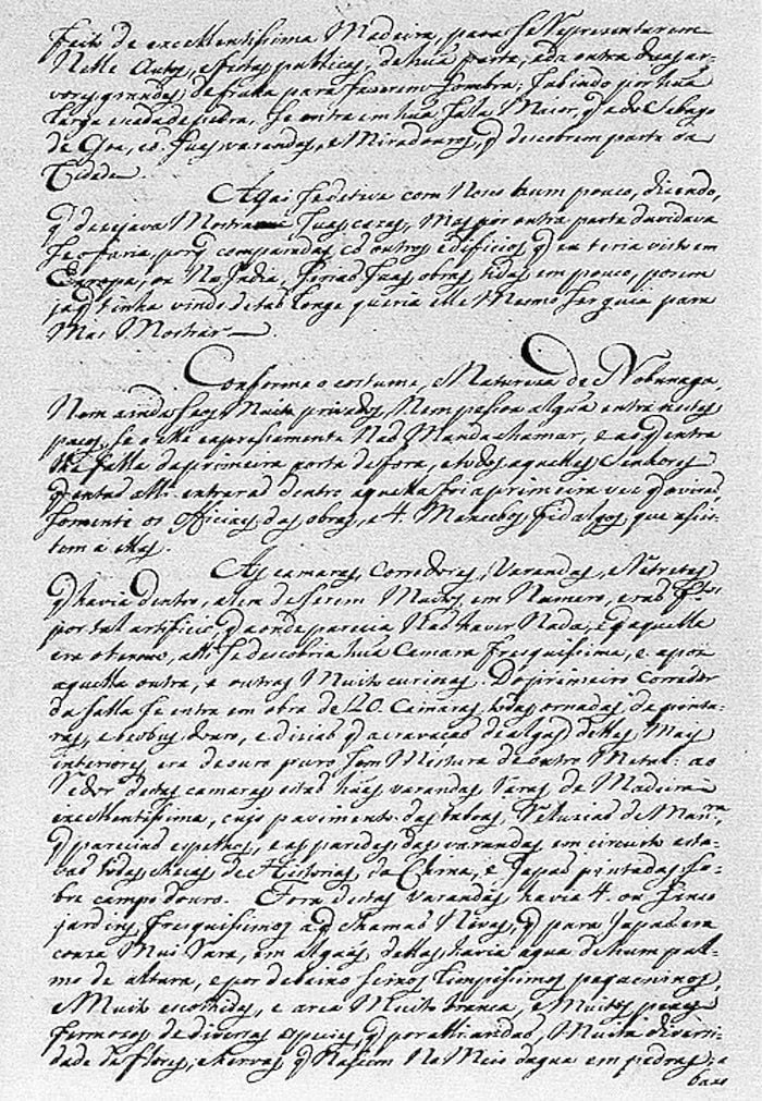 ルイス・フロイス『日本史』目次（パブリック・ドメイン）