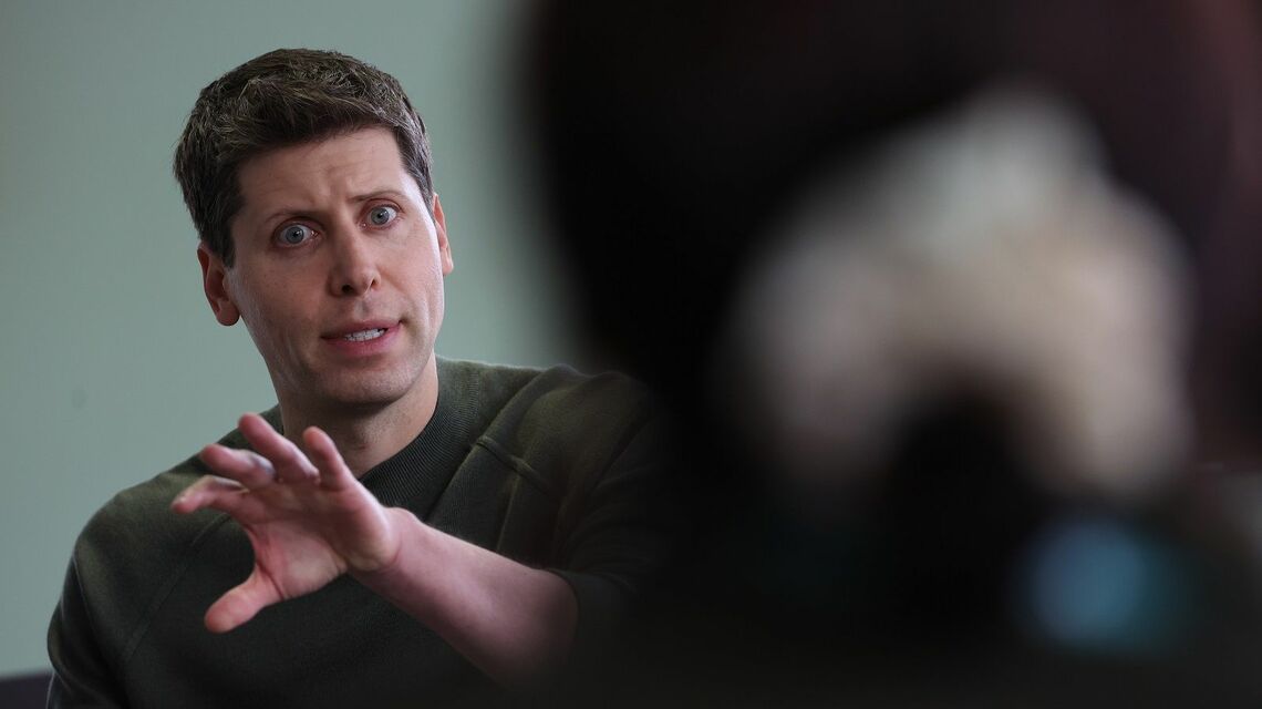 ChatGPTを運営するOpenAIのサム・アルトマンCEO(Photo by Justin Sullivan/Getty Images)