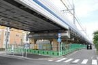 日吉駅付近の工事現場