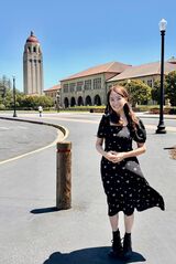 今年8月、母校スタンフォードにて（写真：T＆A提供）