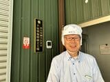 谷口製麺所2代目、谷口勝美さん。手延べ製麺技能士の資格を持つ職人で、現在組合の理事も務めている（筆者撮影）