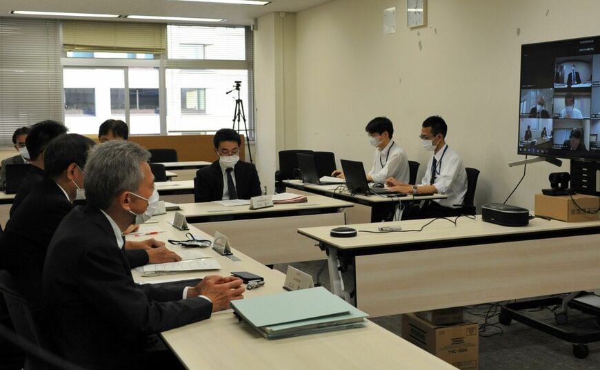 国交省が11月2日に開いた緊急会議（筆者撮影）