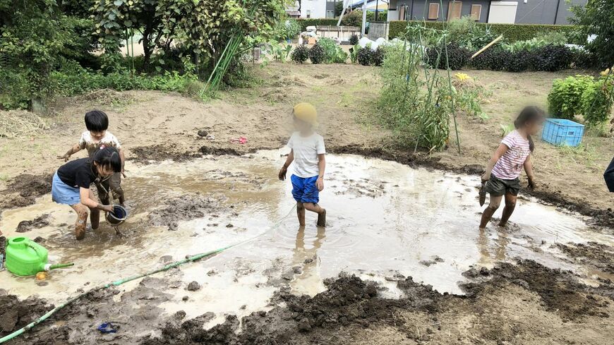 どろんこ遊び