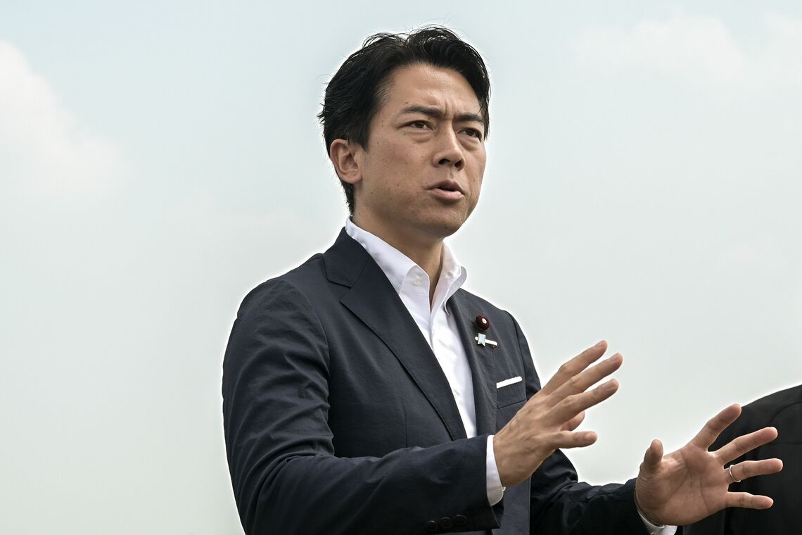 小泉進次郎氏Photographer: Soichiro Koriyama/Bloomberg