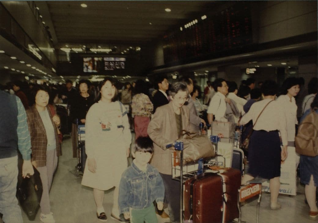 成田空港第2ターミナル（1993年3月、吉野純治撮影）