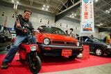 1982年式ホンダ「シティR」とオーナーの“Saka”さん（写真：筆者撮影）