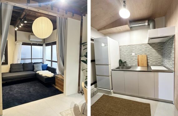 リビングダイニングとキッチン