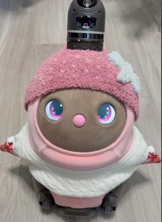 お出かけ準備バッチリのあんこちゃん