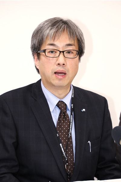 JR西日本イノベーションズの奥田英雄社長(撮影:尾形文繁)