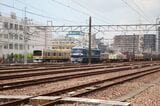 新小岩駅の千葉寄りにある新小岩信号場。新金線に乗り入れる貨物列車はここが発着点になる（筆者撮影）