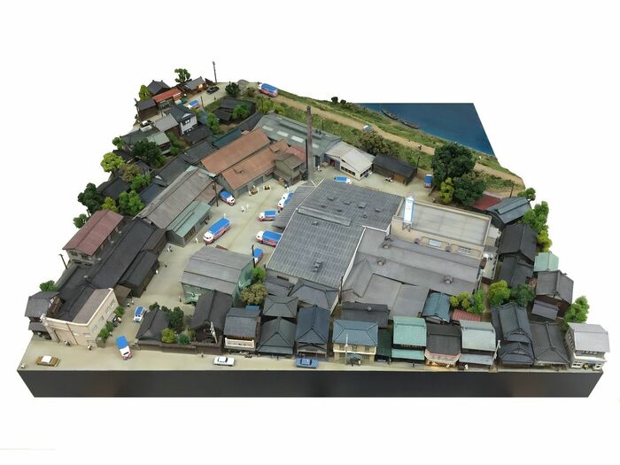 創業時の山崎製パン所模型
