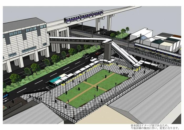 鴻池新田駅前交通広場