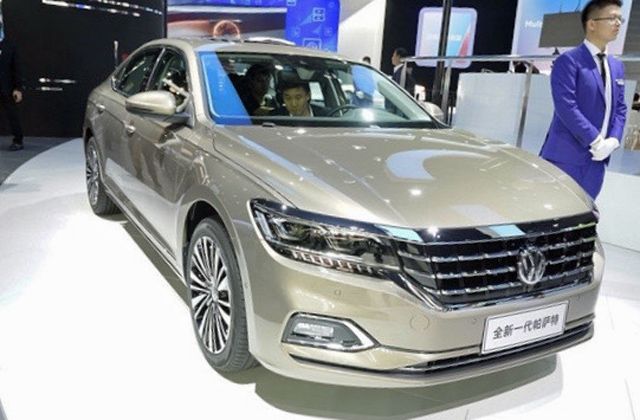 中国で販売されているVW「パサート」（筆者撮影）