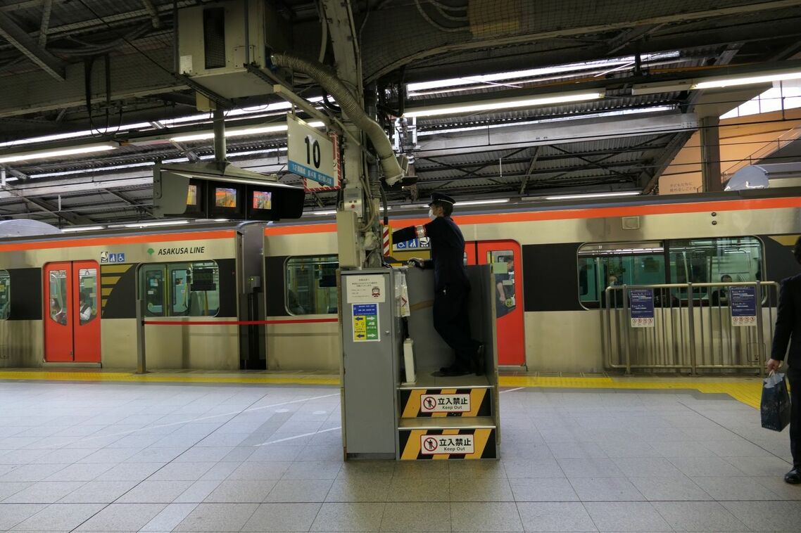 京急品川駅のお立ち台