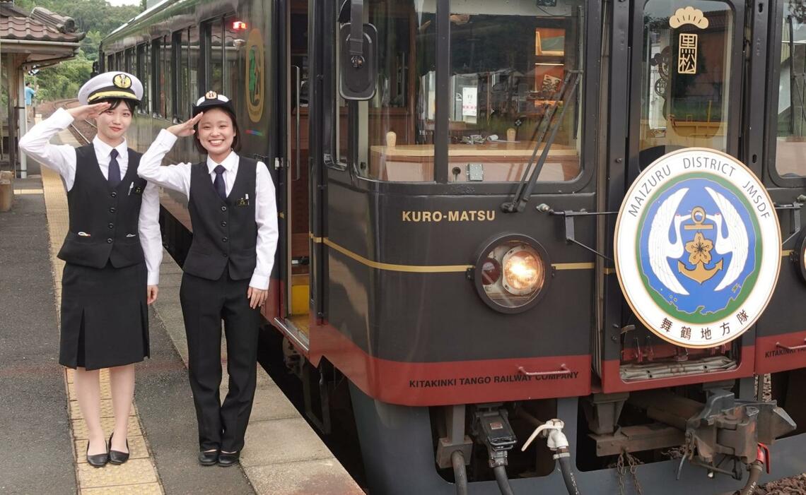 車両と記念撮影