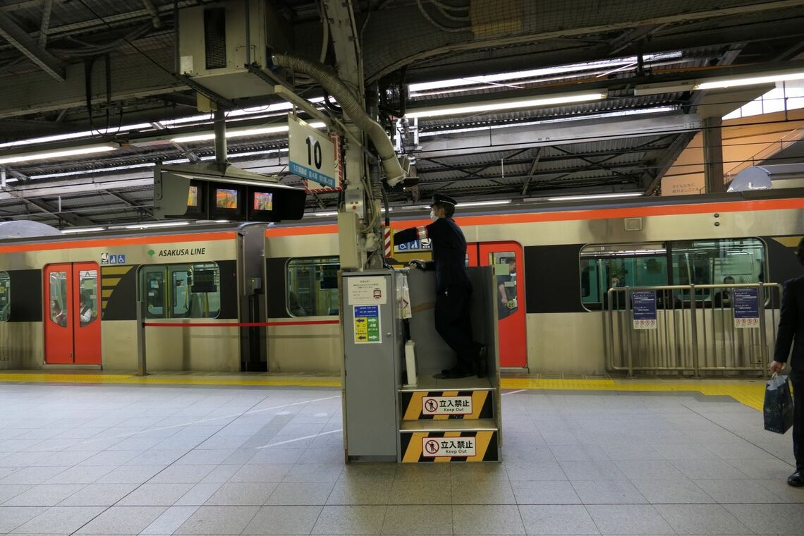 京急品川駅のお立ち台