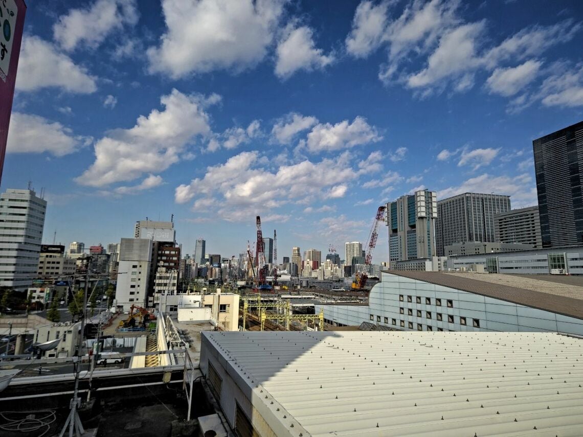 高輪ゲートウェイ駅方面