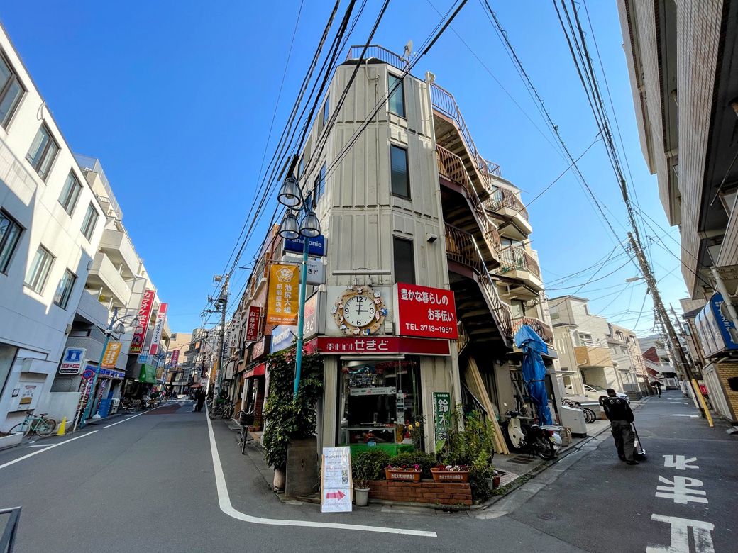 池尻大橋駅前商店街の街並み