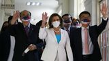 台湾を訪問したアメリカのペロシ下院議長（写真：ブルームバーグ）