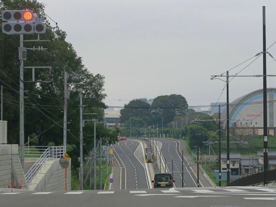 ライトラインとホンダの施設