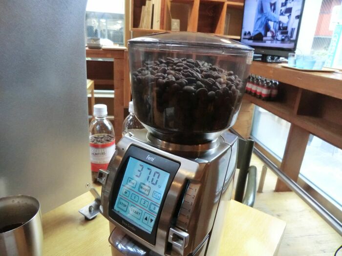 モニターに温度が表示される