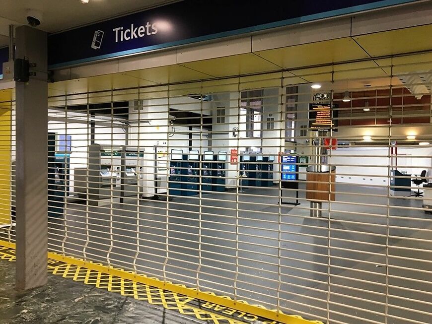 ユーストン駅切符売り場