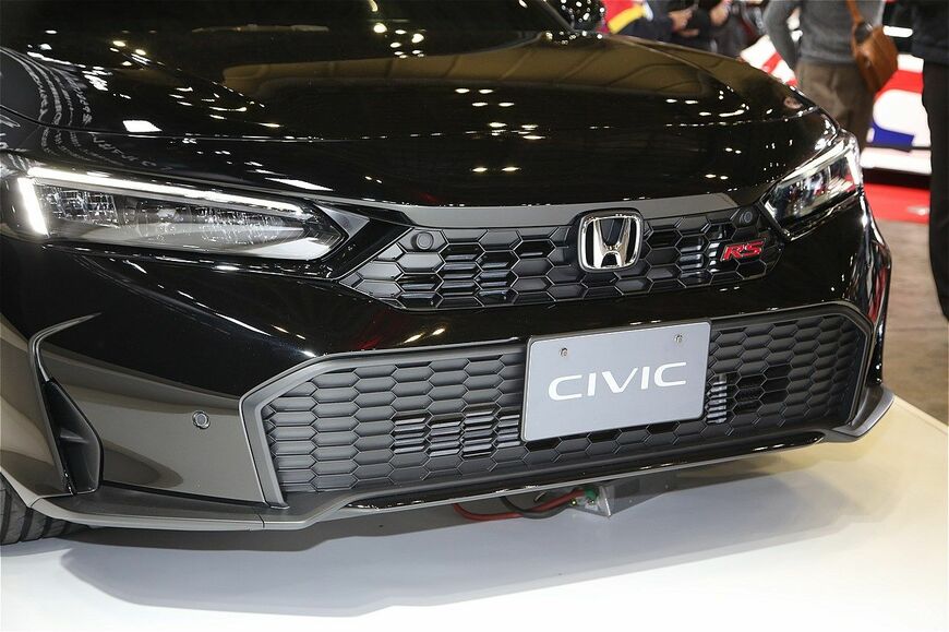 ホンダのシビックRSプロトタイプ（筆者撮影）