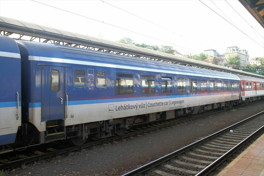 事故当該車両と同型のチェコ鉄道クシェット客車（撮影：橋爪智之）