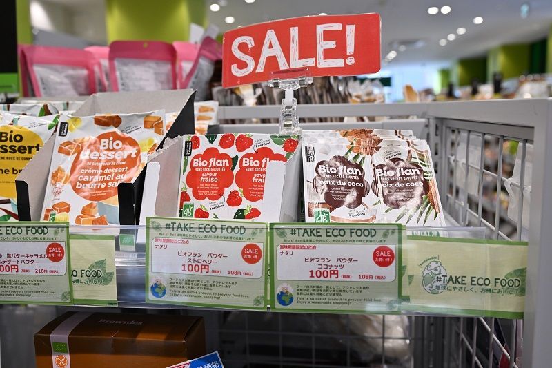 「ビオフラン パウダー」。ミルクや砂糖と混ぜて冷やし固めるとフランができる。フランはフランスの一般的なスイーツ。このような海外の味覚を紹介し、食生活を豊かにすることも同社の目標だ