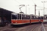 1990年代のトラムの主力はチェコ・タトラ製の車両だった（撮影：橋爪智之）