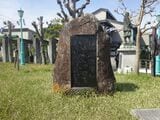 闘竜灘には河東碧梧桐の句碑もある（筆者撮影）