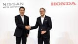 ホンダとの戦略的パートナーシップの第1段として次世代の車載ソフトウェアの共同研究契約を締結。今後検討する協業領域として、車両の相互補完のほかにもバッテリー領域、eアクスル領域、国内エネルギーサービスや資源循環領域での協業を検討している（撮影：尾形文繁）