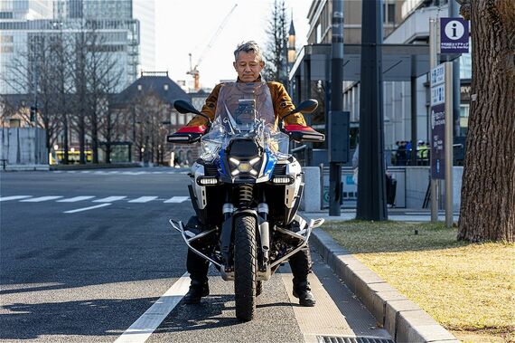 正面からの乗車状態