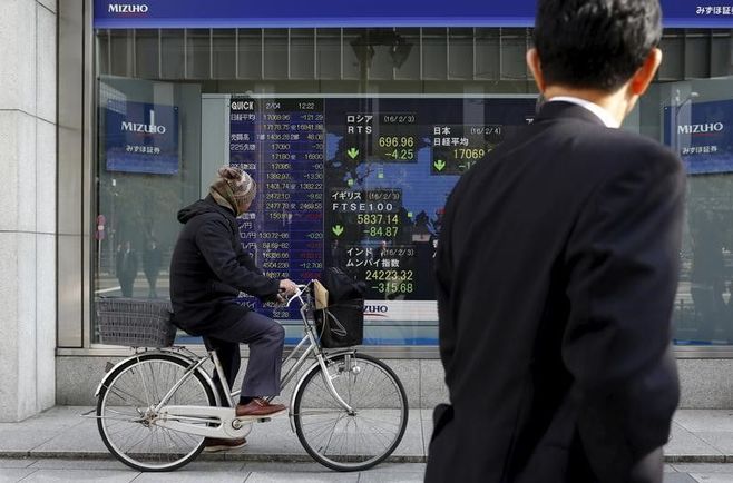 日経平均は大幅続落､円高で利益確定売り